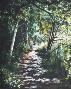 2015 11 21 Sissinghurst Lake Path 16x20s